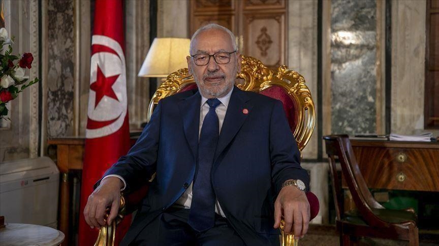 Tunisie: le président du Parlement Rached Ghannouchi rencontre Lotfi Zitoun