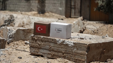 TİKA'nın Gazze Şeridi'ne yardımları sürüyor