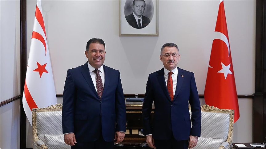 Cumhurbaşkanı Yardımcısı Oktay: Kendi ayakları üzerinde duran bir Kuzey Kıbrıs'ı hep birlikte inşa etmek zorundayız