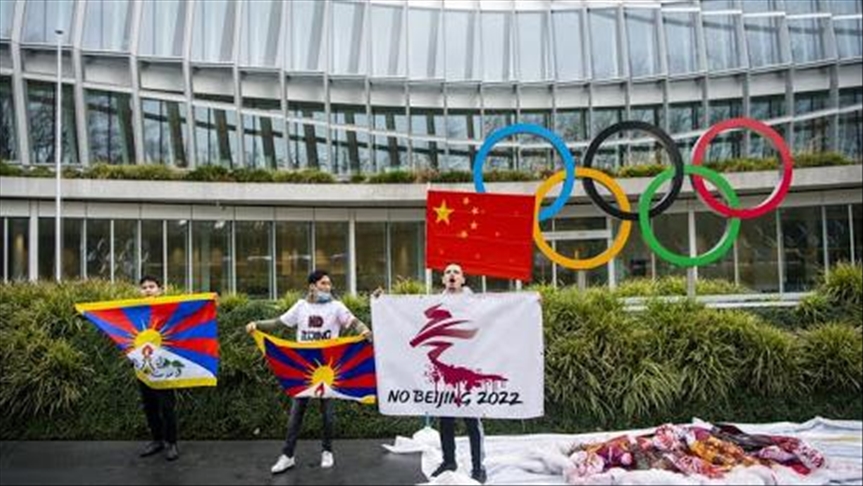 Protests held in 50 cities against Beijing 2022