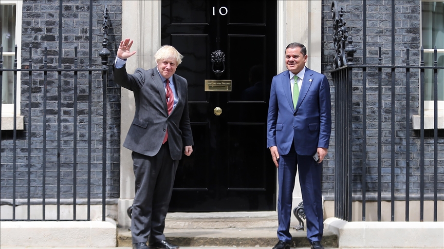 UK’s Johnson meets with Libyan interim premier Dbeibeh