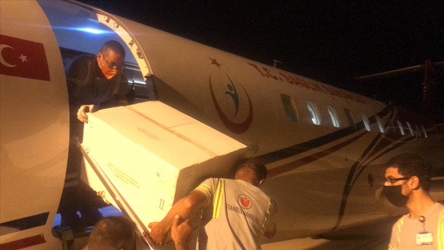 Türkiye'den KKTC'ye 50 bin doz daha Kovid-19 aşısı gönderildi