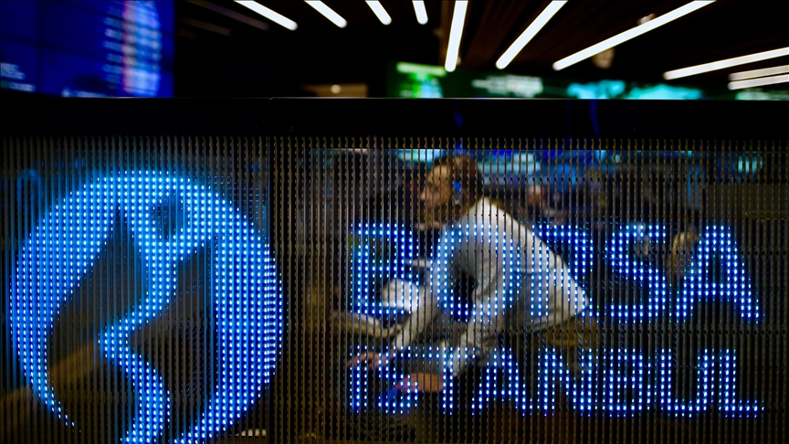 Turkey's Borsa Istanbul down at Friday's close