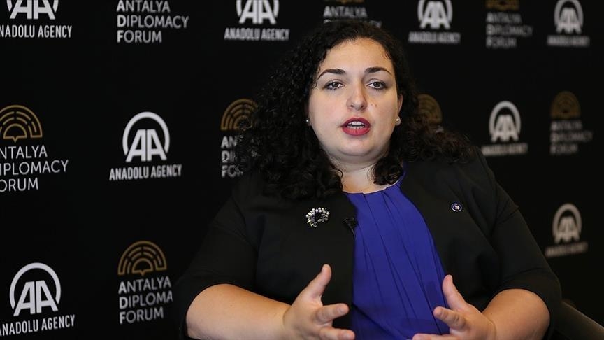 Présidente du Kosovo : "Le soutien de la Turquie est essentiel à la reconnaissance internationale de notre indépendance"