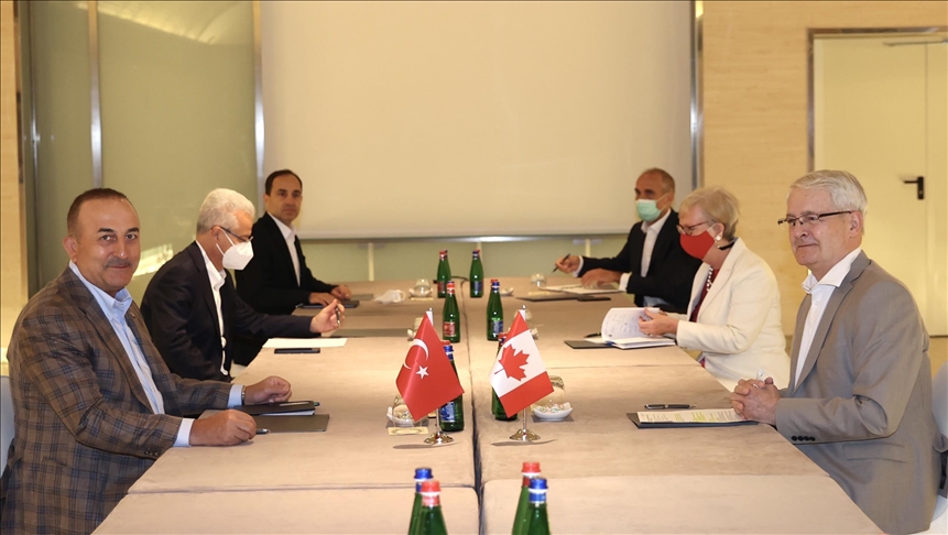 Turkish foreign minister meets Canadian, Lithuanian counterparts
