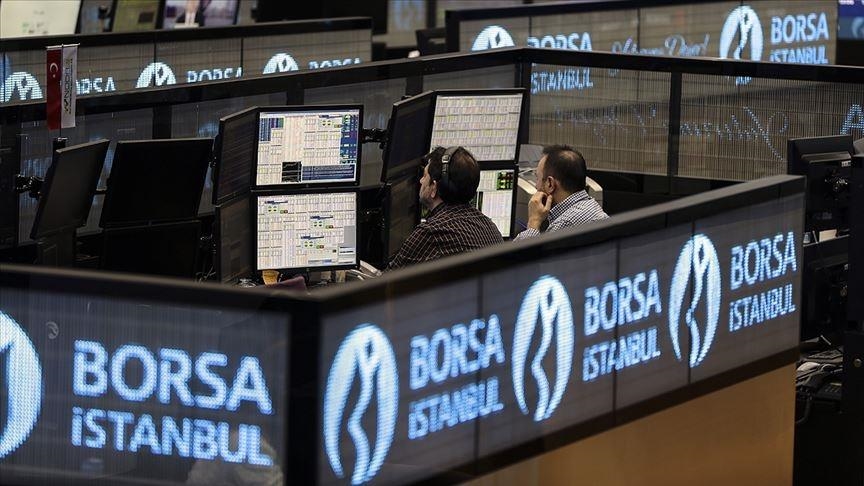 Turkey's Borsa Istanbul down at Monday's close