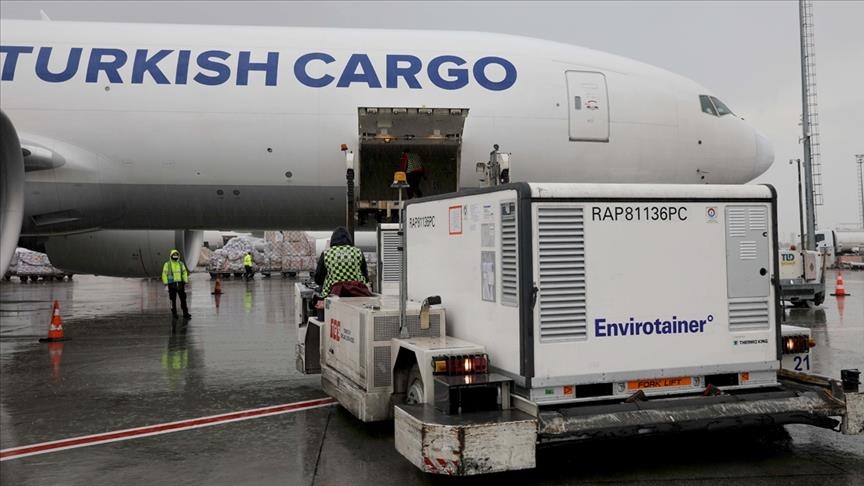 Turkish Cargo поставила более 100 млн доз вакцины в свыше 35 стран мира