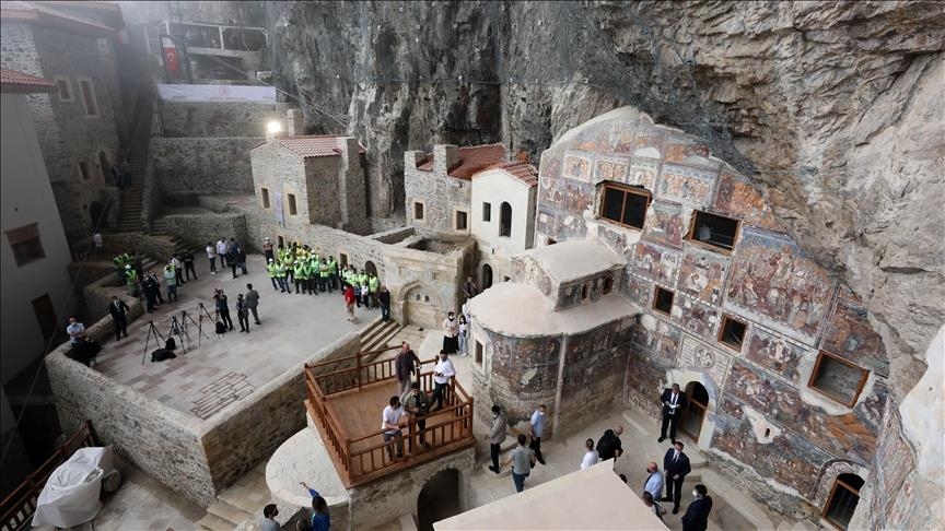 Turquie: Après cinq ans de travaux, le monastère de Sümela de nouveau ouvert public