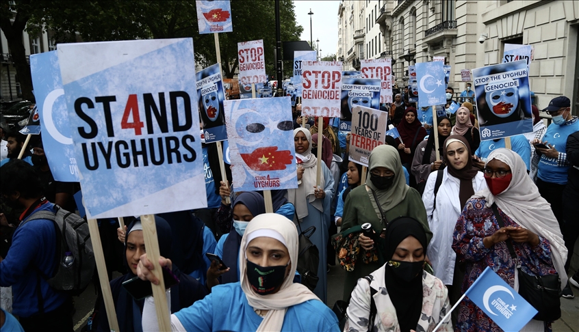 Demonstrations decry Uyghur genocide by Chinese state