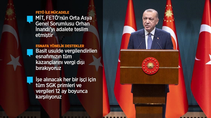 Cumhurbaşkanı Erdoğan: Emeklilerimizin aylıkları ile bayram ikramiyelerini Kurban Bayramı öncesinde ödeyeceğiz