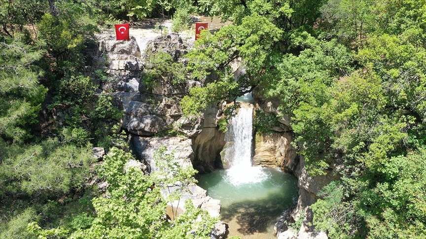 Kahramanmaraş'ın saklı güzelliği 'Galgamaç Şelalesi'