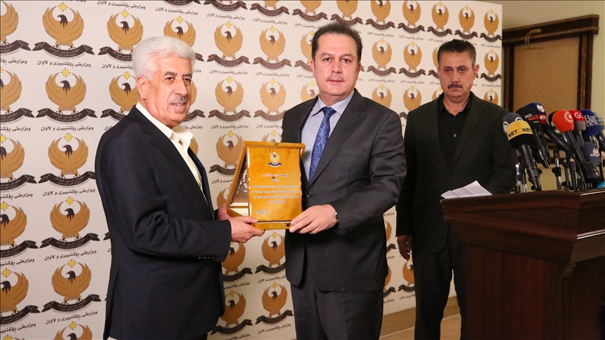هەولێر.. بەبۆنەی خانەنشینبوونی رێز لە هونەرمەند زاهیر عەبدوڵڵا گیرا