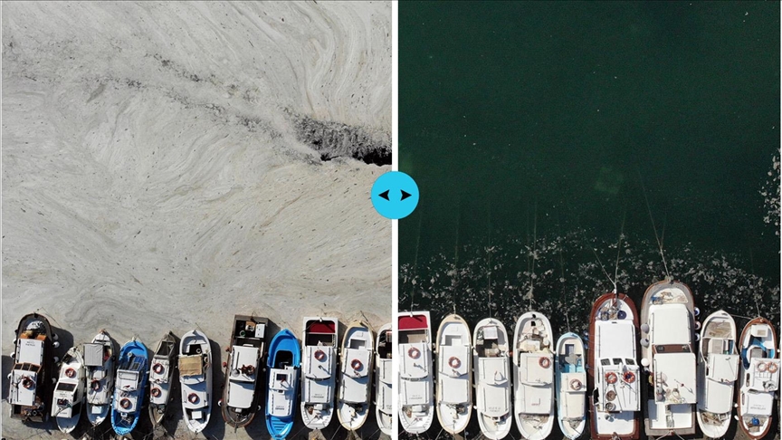 Istanbul: Značajno smanjena količina sluzi na obalama Mramornog mora