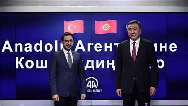 Kyrgyz ambassador visits Anadolu Agency headquarters