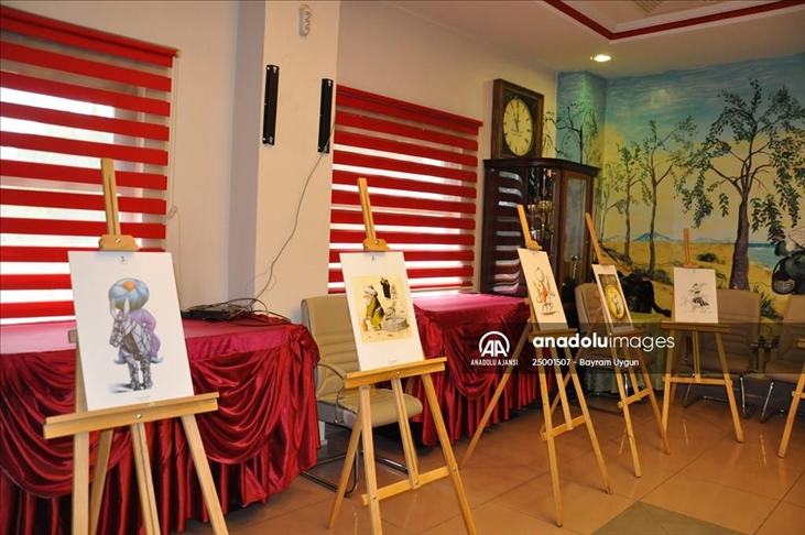 750 kartunis dari 75 negara menggambar tokoh Nasruddin Hodja