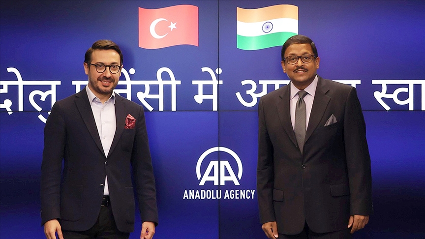 Hindistan'ın Ankara Büyükelçisi Sanjay Kumar Panda, Anadolu Ajansı'nı ziyaret etti