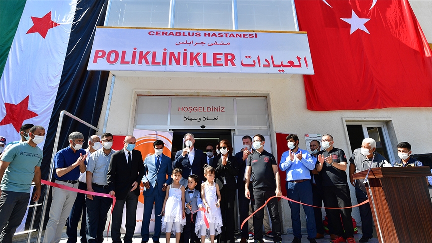 Cerablus'ta 14 branşta hasta kabul edecek hastanenin ek poliklinik binası açıldı
