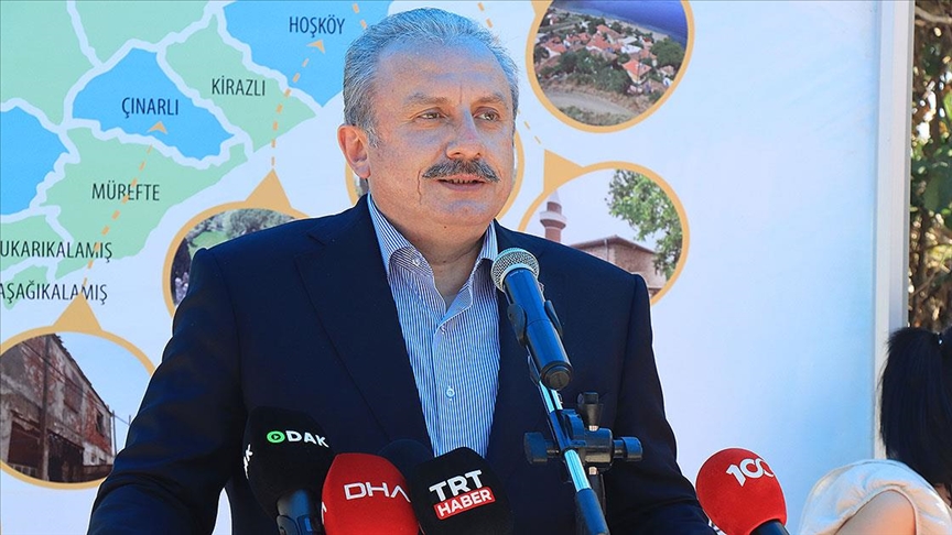 TBMM Başkanı Şentop, Tekirdağ'da restorasyonu tamamlanan tarihi Güzelköy Camisi'nin açılışını yaptı