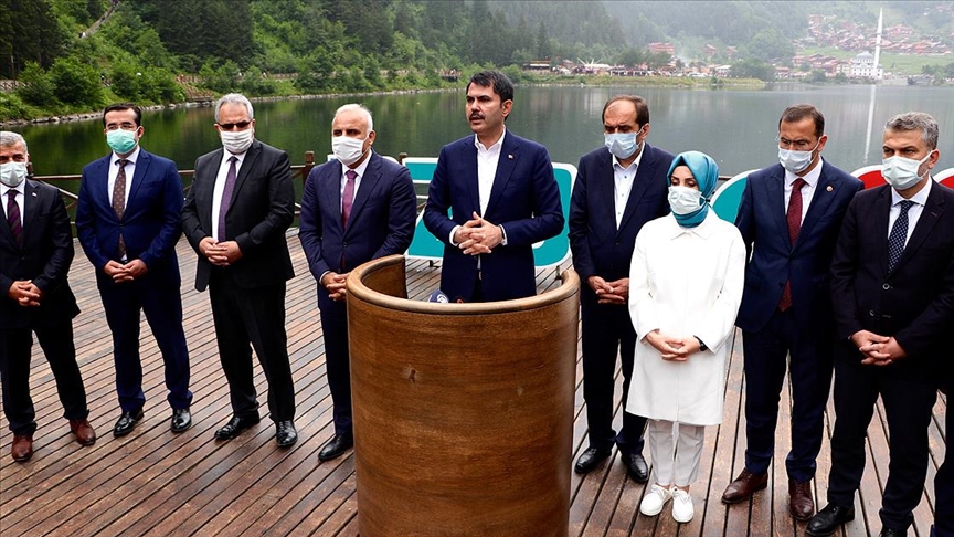 Bakan Kurum: Amacımız, Uzungöl'ümüzü eski haline getirmek