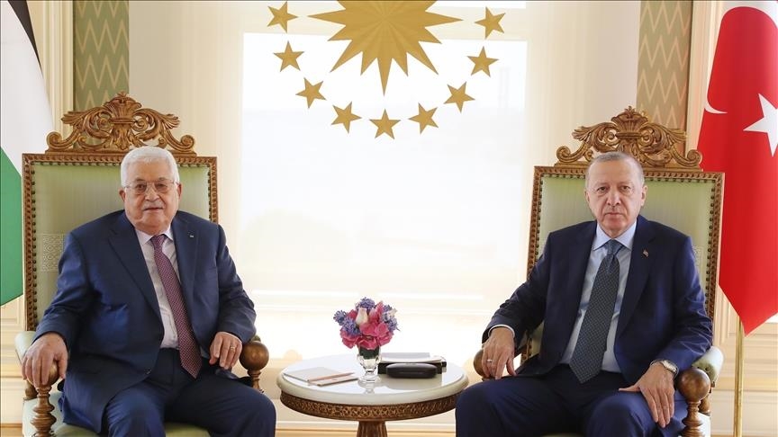 Mahmoud Abbas salue l'aide de la Turquie à son pays