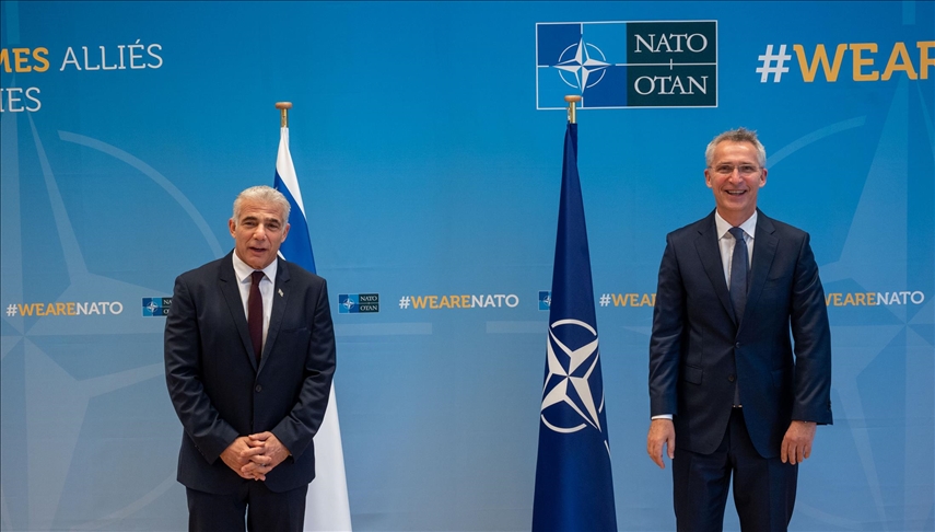 NATO chief meets foreign ministers of Egypt, Israel