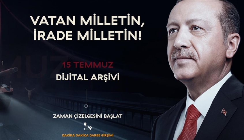 '15 temmuz.gov.tr' sitesi yenilendi