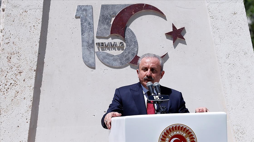 TBMM Başkanı Şentop: Darbenin asıl sebebi, Türkiye’nin bağımsız politikalar geliştirecek güce erişmesini engellemektir
