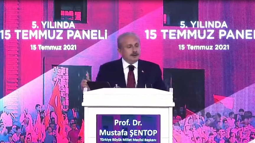 TBMM Başkanı Şentop: 15 Temmuz devletin, siyasi iktidarın yanında durmak için gerçekleştirilen bir halk hareketiydi