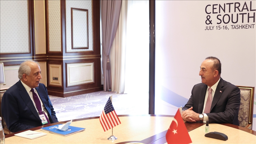 Turkey's foreign minister, US envoy discuss Afghan peace