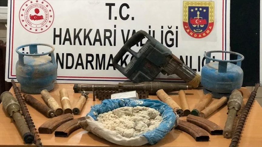 Li Hekariyê di operasyona dijî PKKya rêxistina terorê da cebilxane hat qefaltin