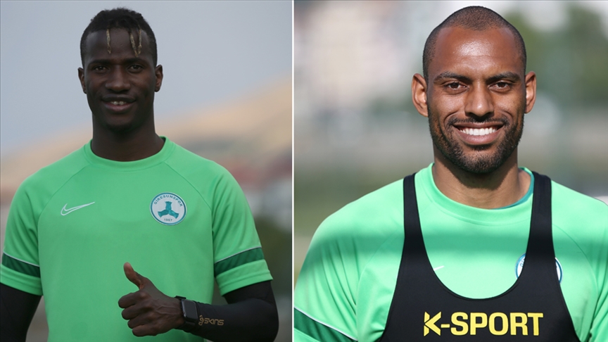 Giresunsporlu Balde ve Douglas, Süper Lig'de kalıcı olmak istiyor