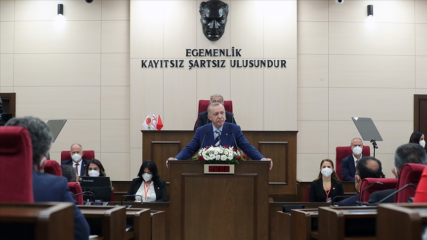 Cumhurbaşkanı Erdoğan'dan KKTC'ye yeni Cumhurbaşkanlığı Külliyesi müjdesi