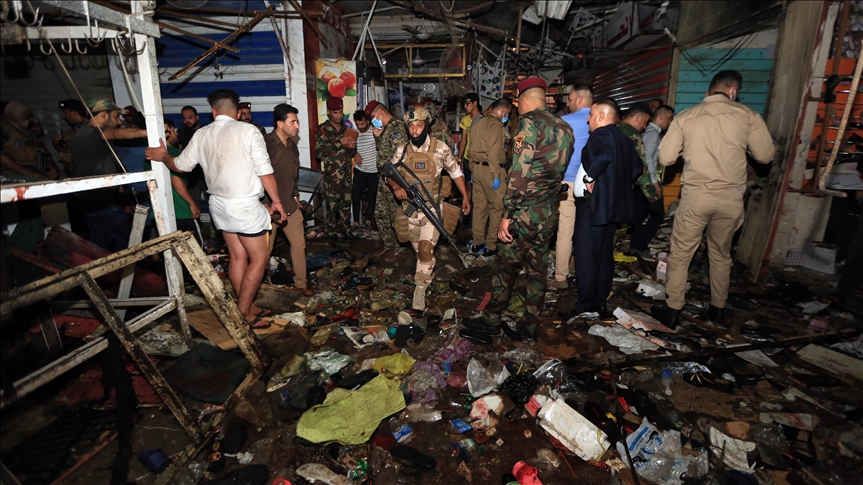 22 killed, dozens wounded in Baghdad market blast