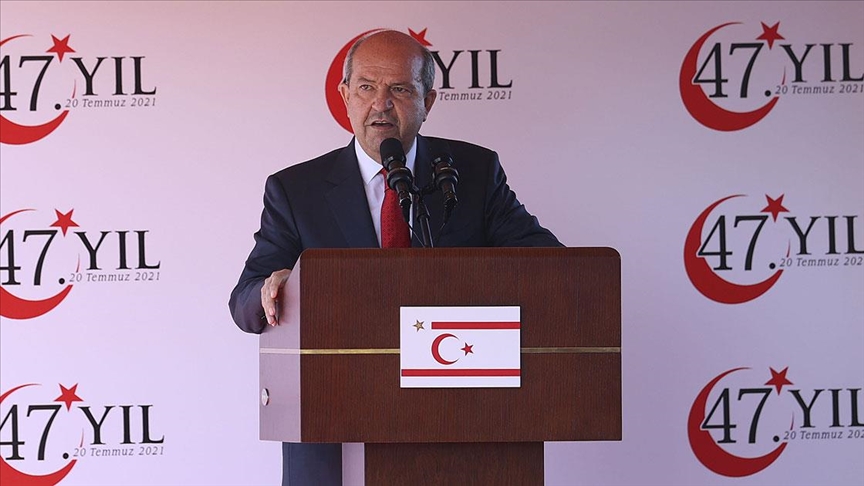 KKTC Cumhurbaşkanı Tatar: Kıta sahanlığımızdaki doğal kaynaklara Türkiye ile sahip çıkma kararlığı içerisindeyiz