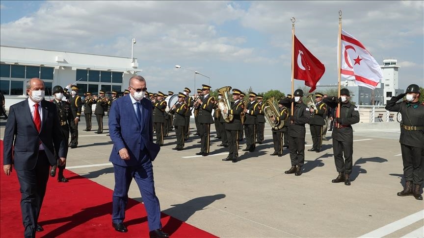 بازگشت اردوغان از جمهوری تُرک قبرس شمالی 