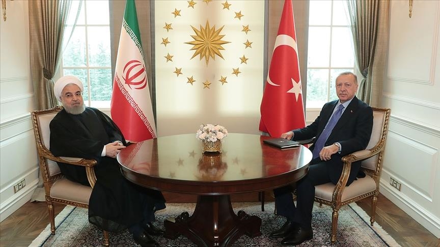 Turkish leader, outgoing Iranian president talk bilateral ties
