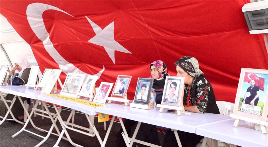 Sit-in protest families against PKK in Turkey yearn to reunite with children during Eid al-Adha holiday