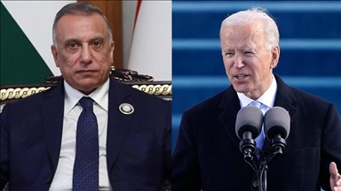 کازمی و بایدن كشانهوهی هێزهكانی ئهمریكا له عێراق تاوتوێ دەکەن