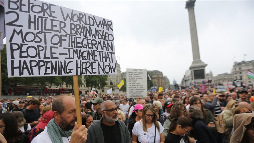 London: Protesti protiv epidemioloških mera i vakcina