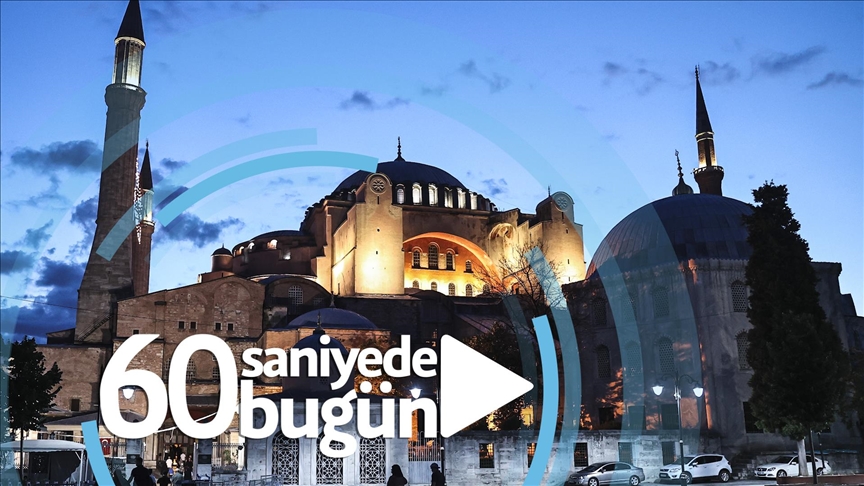 60 saniyede bugün (24 Temmuz 2021)