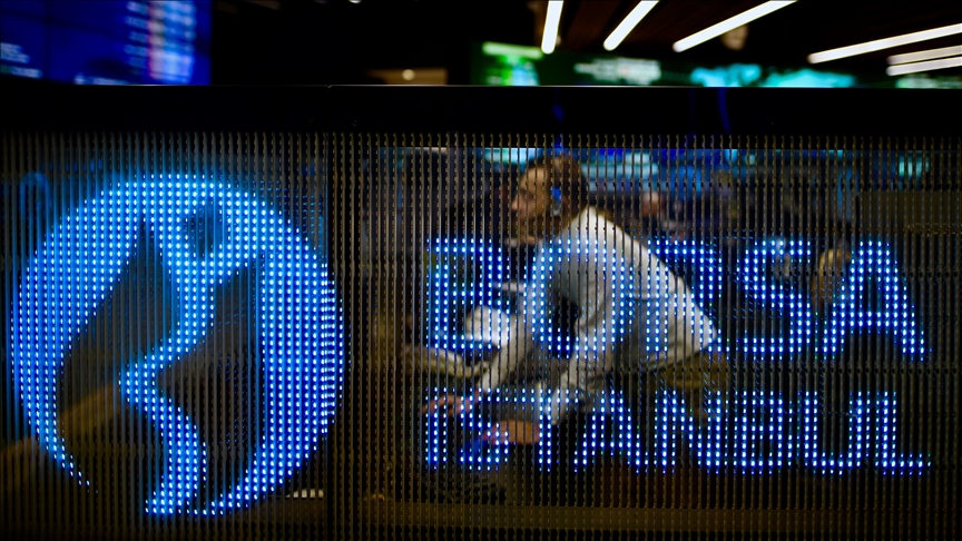 Turkey's Borsa Istanbul down at Monday's close