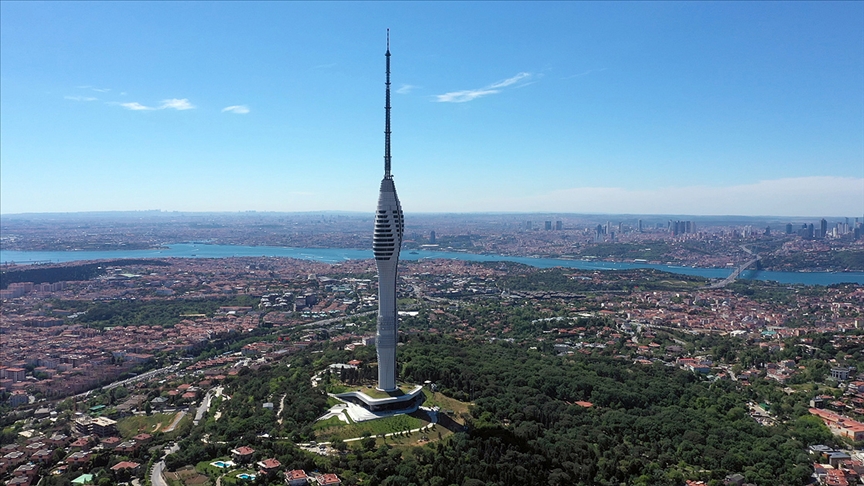 Çamlıca Kulesi'ni Kurban Bayramı tatilinde yaklaşık 30 bin kişi ziyaret etti