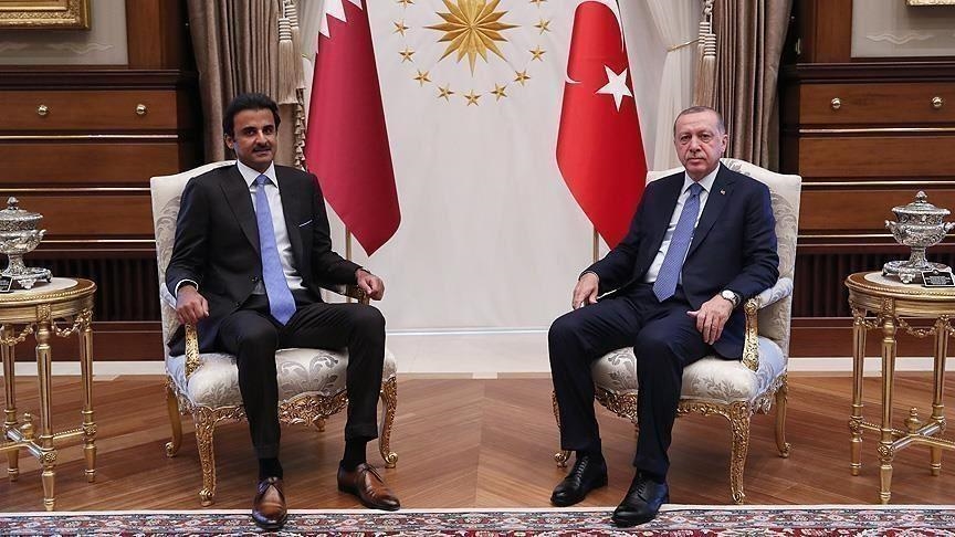 أردوغان وأمير قطر يبحثان تعزيز علاقات التعاون الاستراتيجية