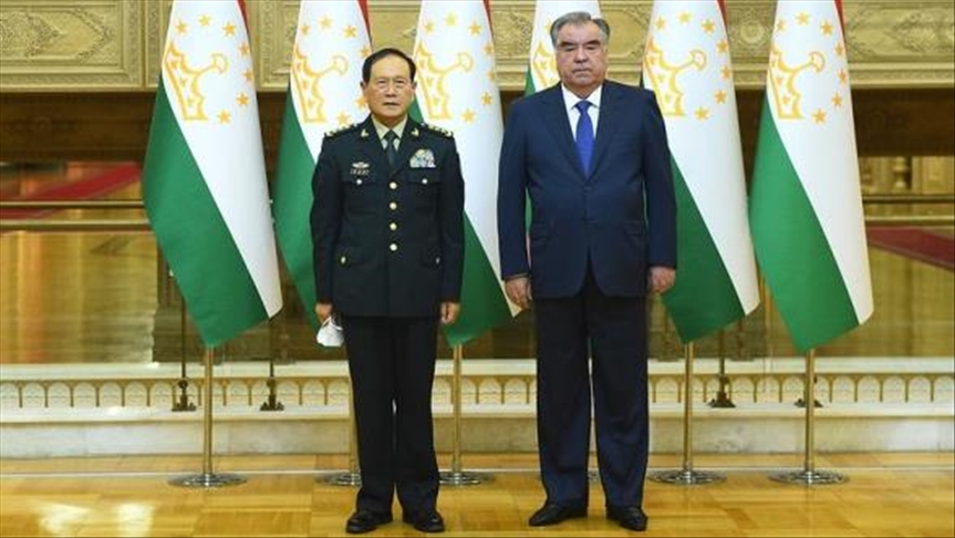 اوضاع افغانستان محور دیدار رئیس جمهور تاجیکستان با وزیر دفاع چین