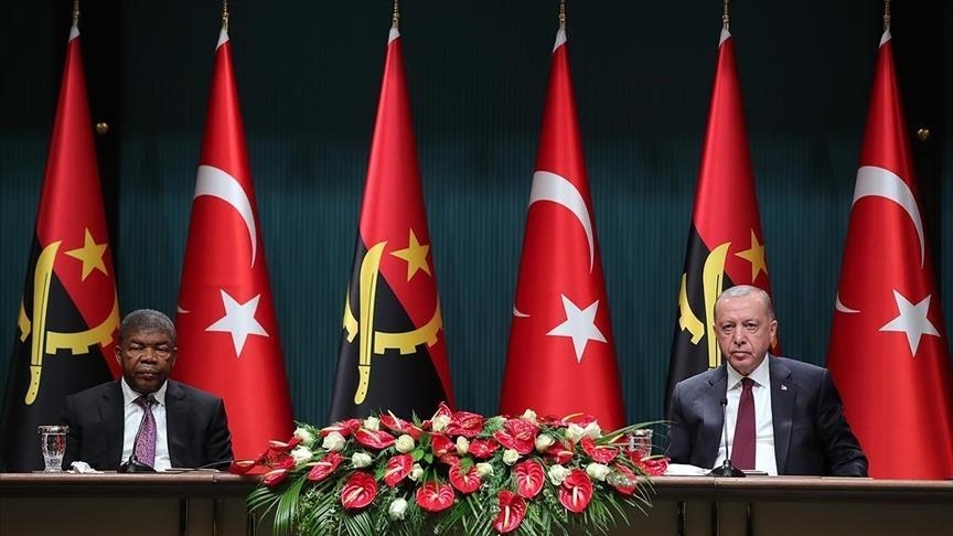 Turquie-Angola: Erdogan et Lourenço veulent porter les échanges commerciaux à 500 millions de dollars 
