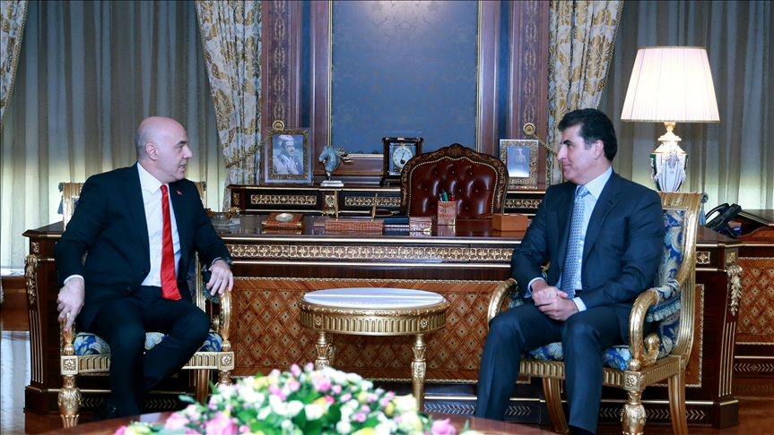 Turkish ambassador meets KRG head in Iraq’s Erbil