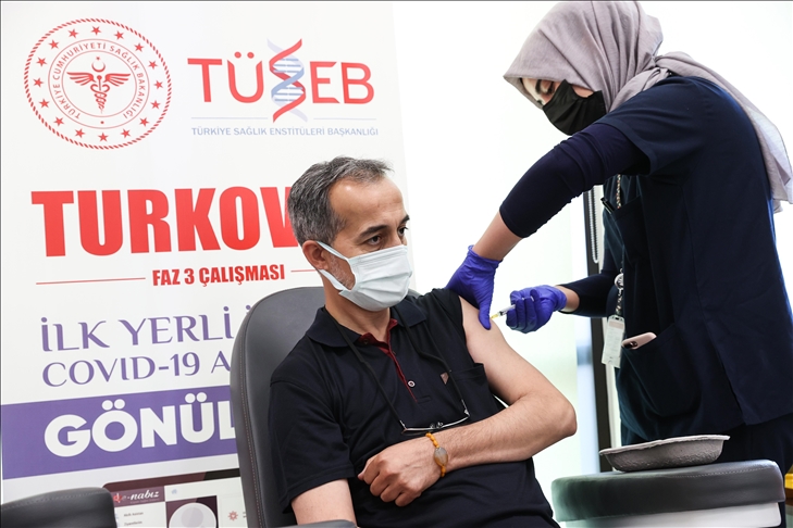 Lebih dari 40 juta warga Turki sudah disuntik vaksin Covid-19 dosis pertama 