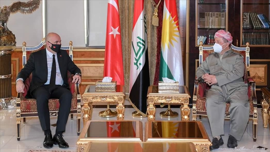 أربيل.. سفير تركيا لدى بغداد يلتقي مسعود بارزاني