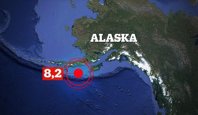 زلزال بقوة 8.2 درجات يضرب سواحل "ألاسكا" الأمريكية 