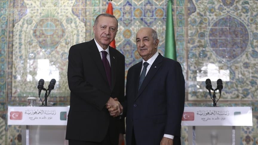 Erdogan et Tebboune discutent des récents développements en Tunisie